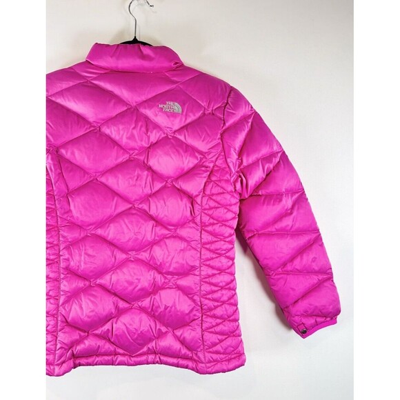 The North Face Girls Jacket Pink Aconcagua 550 Fill Power Down Puffer Size XL - Picture 9 of 11